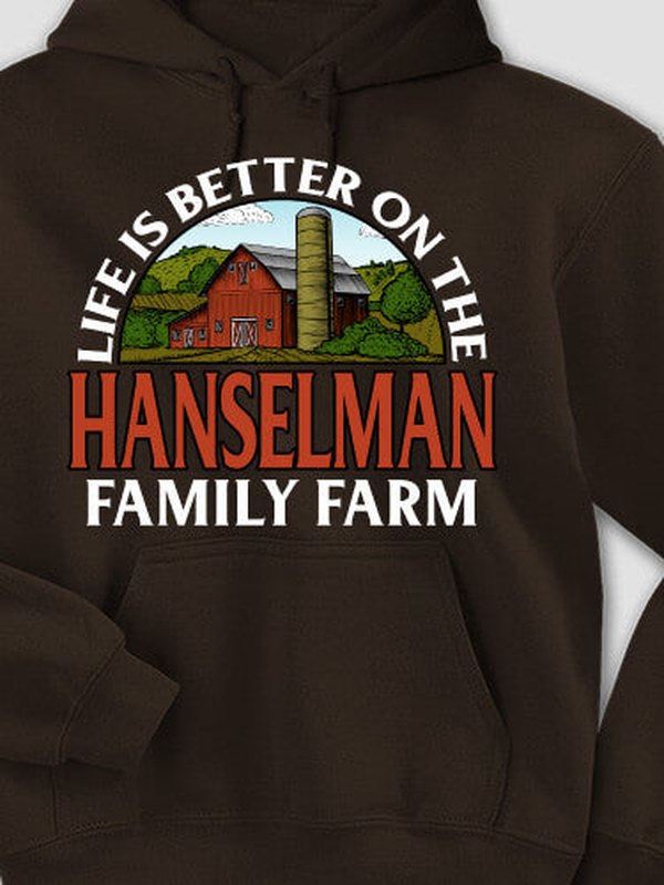 Life Is Better Farm : Printed Hoodies product image 2