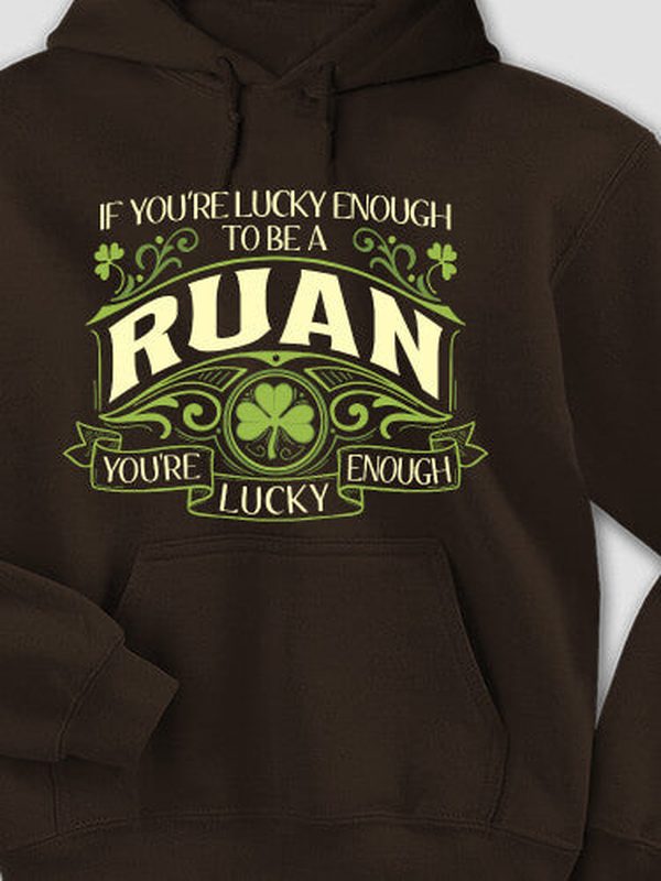 Lucky Enough : Printed Hoodies product image 2
