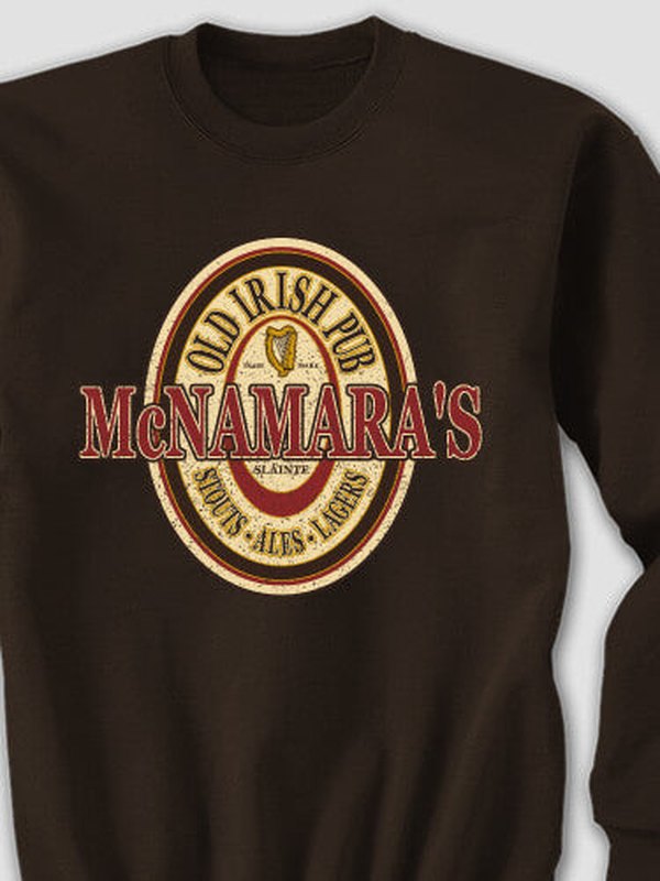 Old Irish Pub : Printed Sweatshirts product image 1