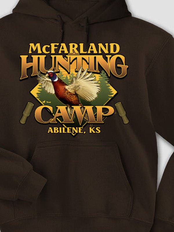 Pheasant Hunting Camp : Printed Hoodies product image 2