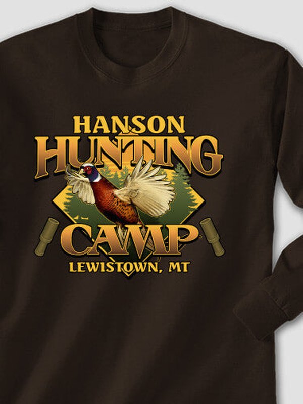 Pheasant Hunting Camp : Printed Long Sleeves