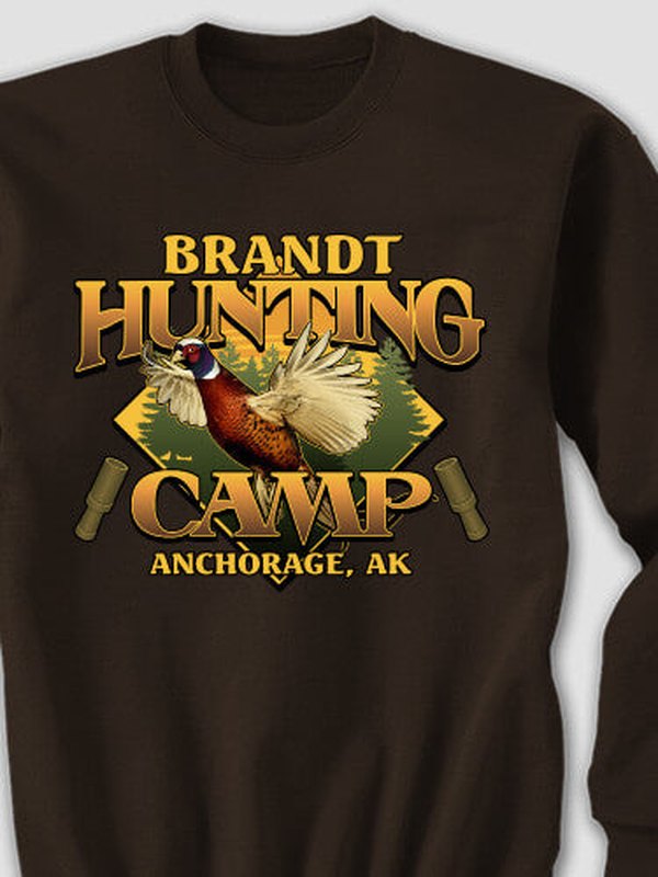 Pheasant Hunting Camp : Printed Sweatshirts product image 2