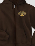 Pumpkin Pie : Embroidered Zip Hoodies