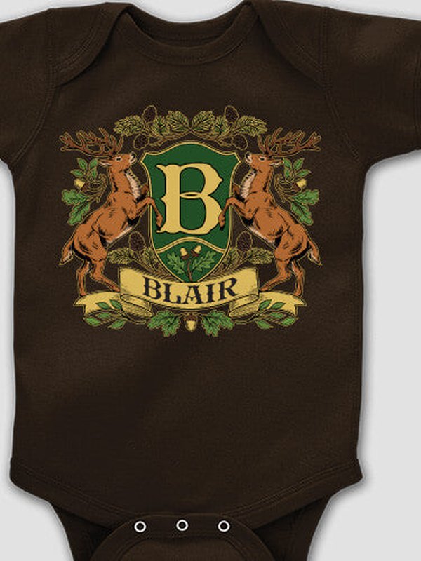 Stag Coat Of Arms : Printed Baby Bodysuits product image 2