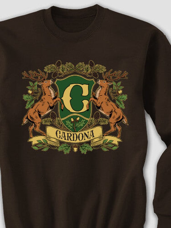 Stag Coat Of Arms : Printed Sweatshirts product image 2