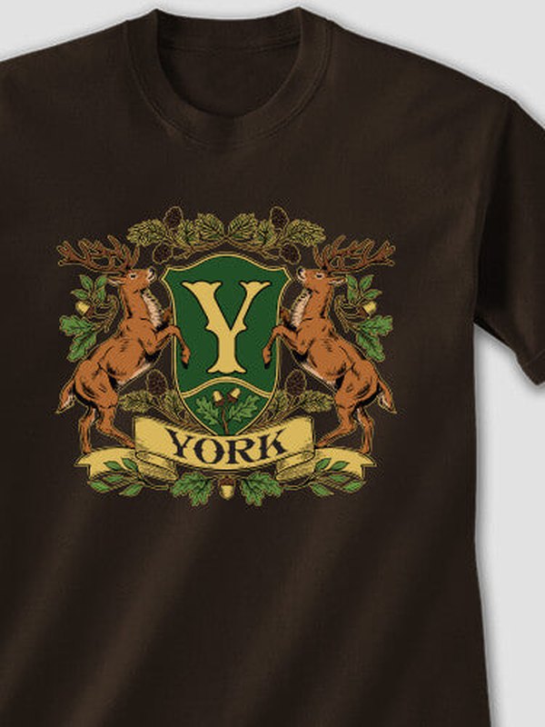 Stag Coat Of Arms : Printed T-Shirts product image 2