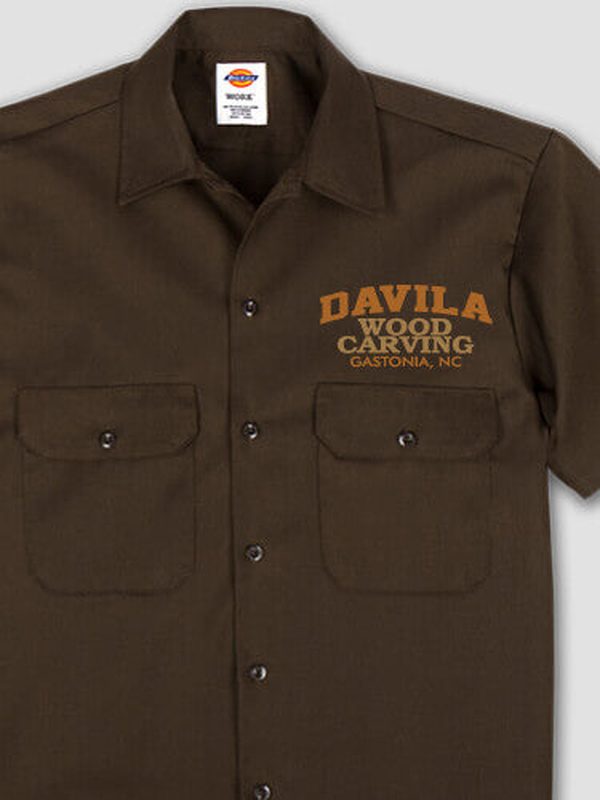 Wood Carving : Embroidered Work Shirts product image 1
