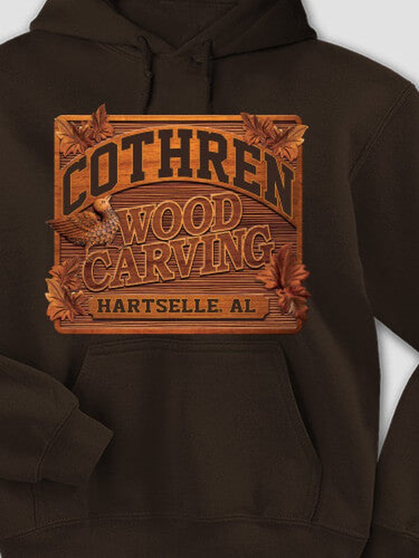 Wood Carving : Printed Hoodies product image 1