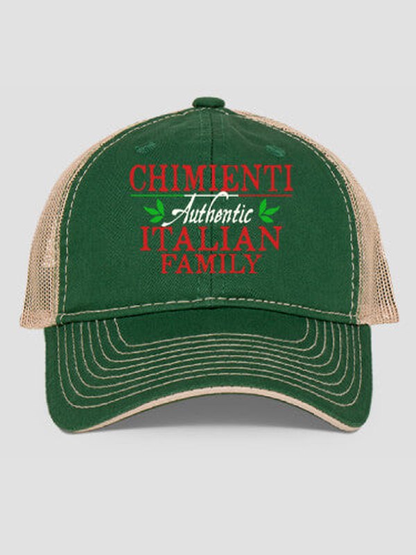 Italian Family : Embroidered Trucker Hats