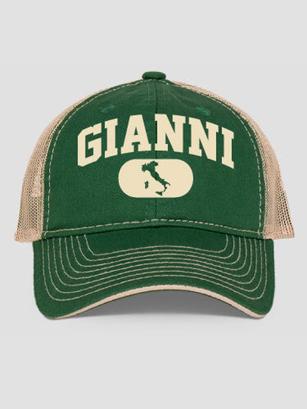 Italian Varsity : Embroidered Trucker Hats