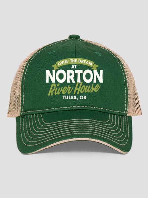 Livin' The Dream River House : Embroidered Trucker Hats