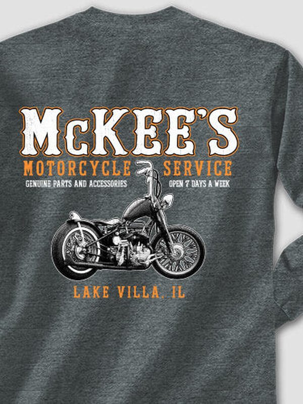 Motorcycle Service BP : Printed Long Sleeves