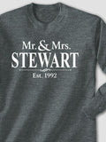 Mr and Mrs : Printed Long Sleeves