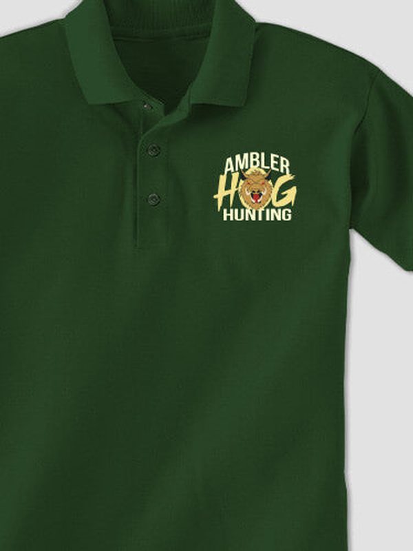 Hog Hunting : Embroidered Polo Shirts product image 2
