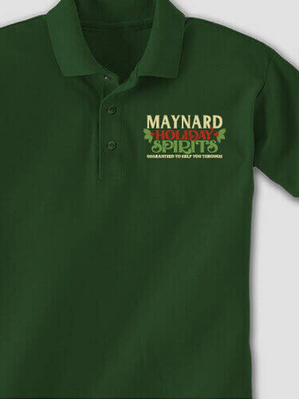 Holiday Spirits : Embroidered Polo Shirts product image 2