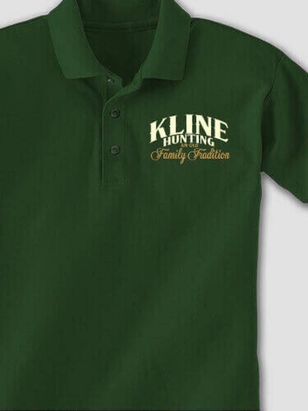 Hunting Family Tradition : Embroidered Polo Shirts product image 2