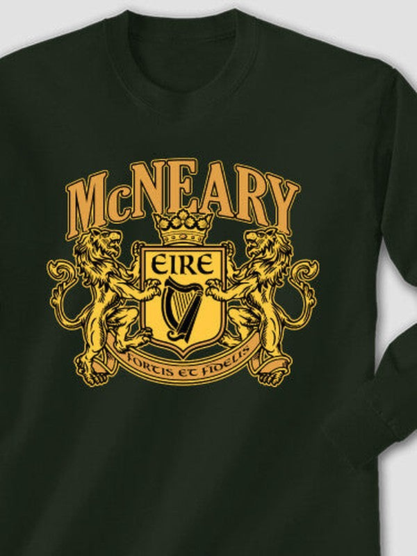 Irish Crest : Printed Long Sleeves