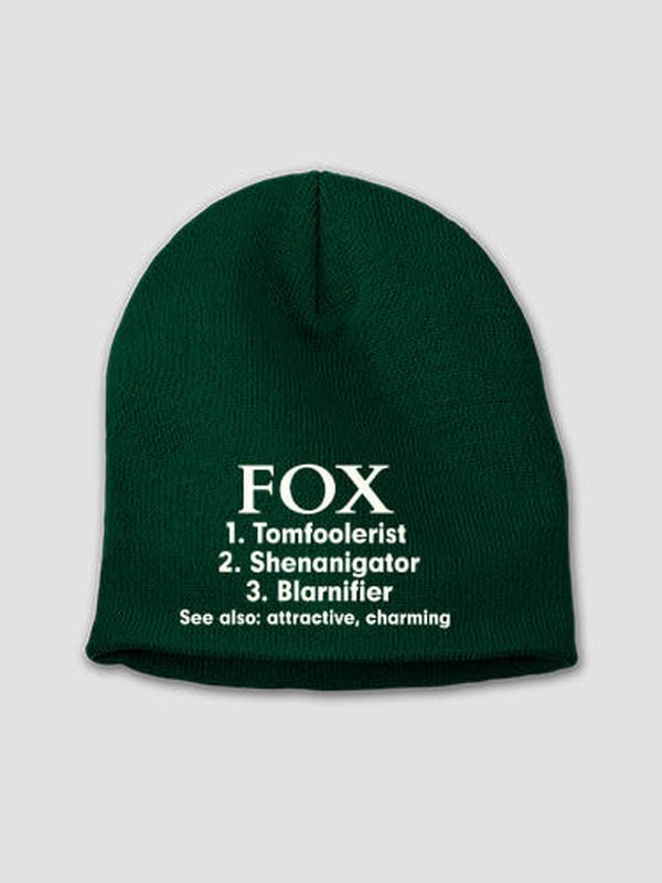 Irish Definition : Embroidered Beanies