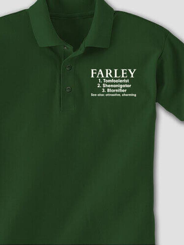 Irish Definition : Embroidered Polo Shirts product image 2