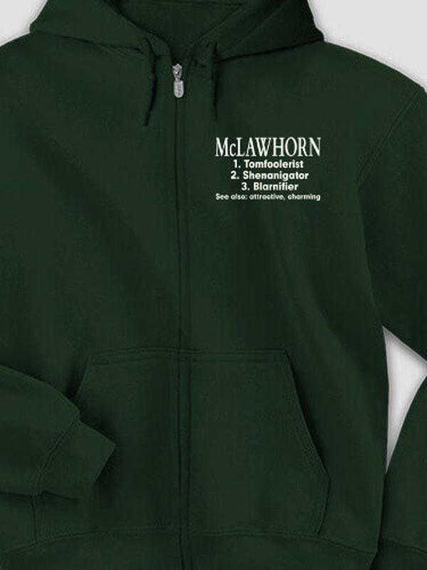 Irish Definition : Embroidered Zip Hoodies product image 2