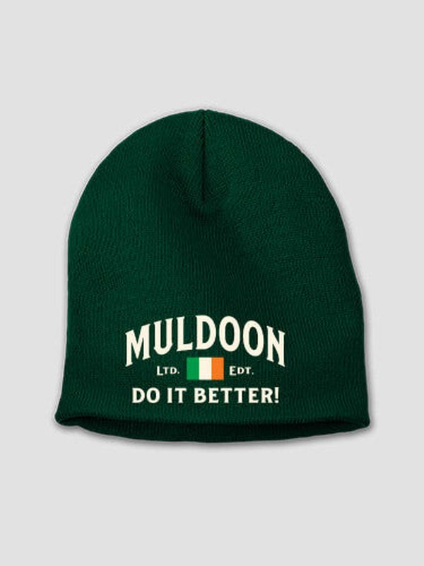 Irish Do It Better : Embroidered Beanies