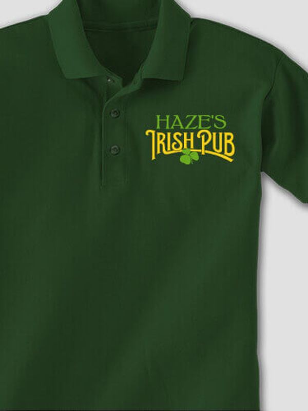 Irish Pub : Embroidered Polo Shirts product image 2