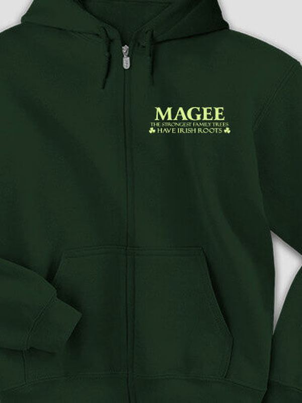 Irish Roots : Embroidered Zip Hoodies product image 3