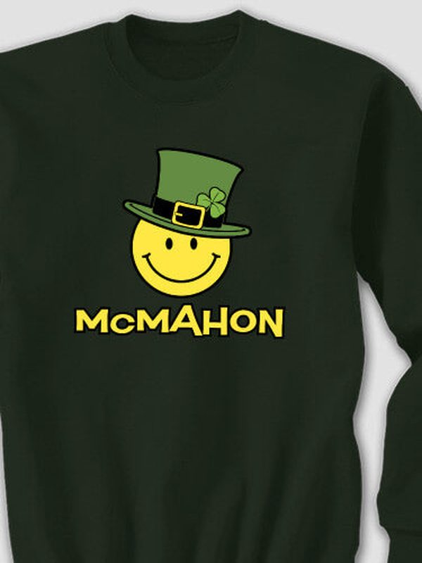 Irish Smiley : Printed Sweatshirts product image 1