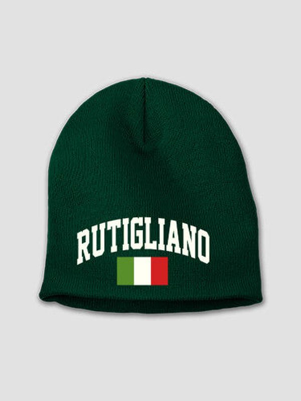 Italian Flag Varsity : Embroidered Beanies