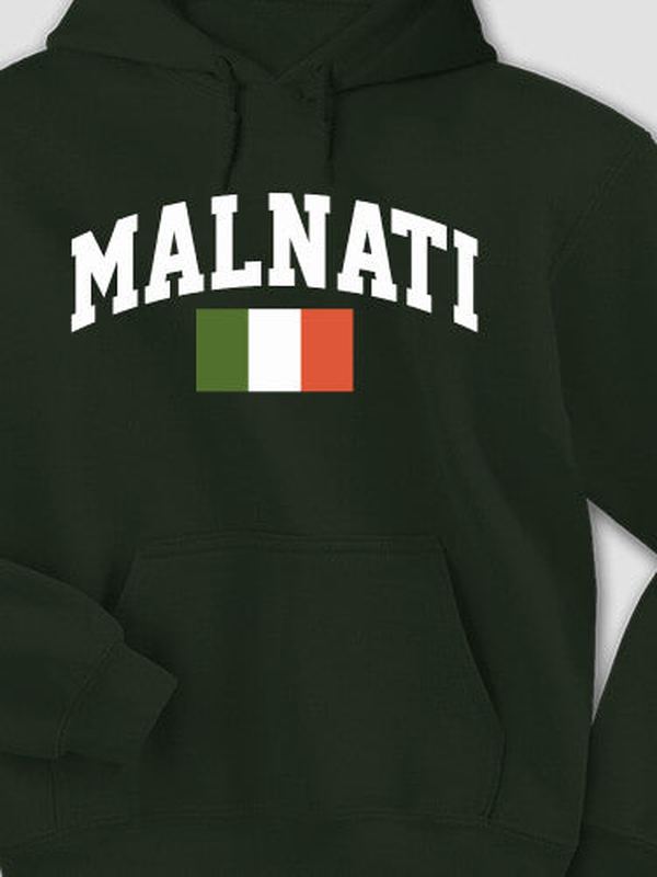 Italian Flag Varsity : Printed Hoodies product image 2