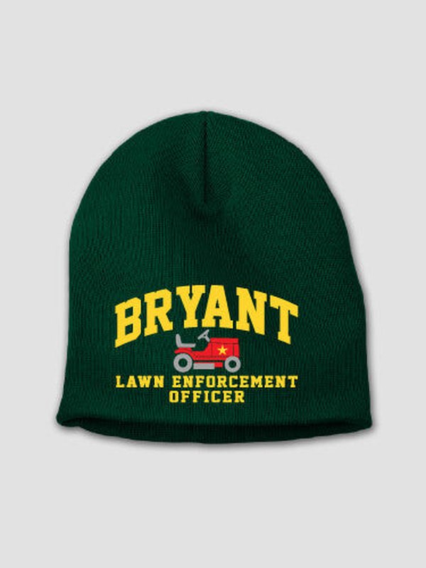 Lawn Enforcement : Embroidered Beanies