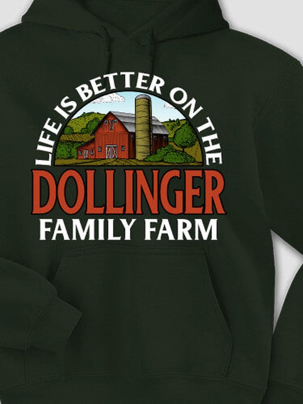 Life Is Better Farm : Printed Hoodies product image 4