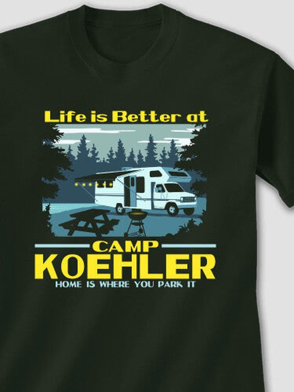 Life Is Better RV : Printed T-Shirts
