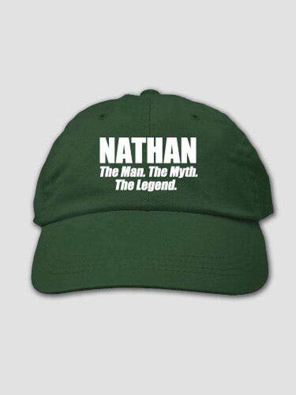 Man Myth Legend : Embroidered Baseball Hats