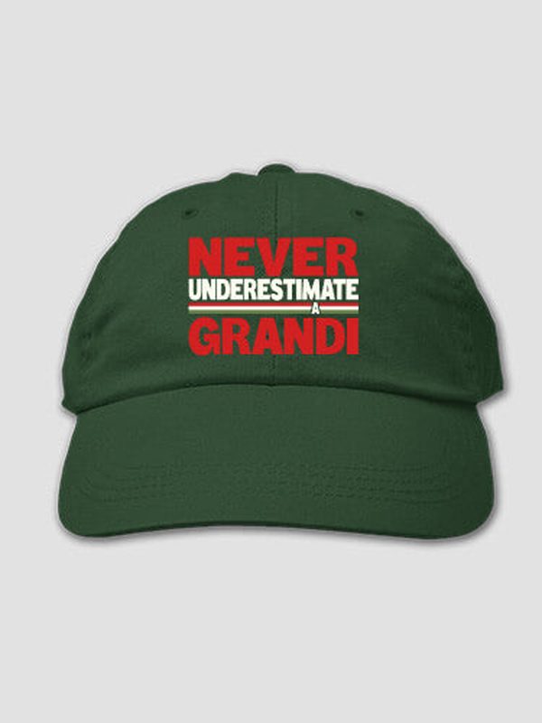 Never Underestimate Italian : Embroidered Baseball Hats