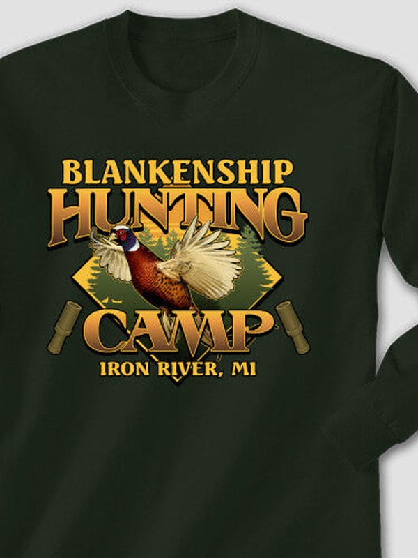 Pheasant Hunting Camp : Printed Long Sleeves