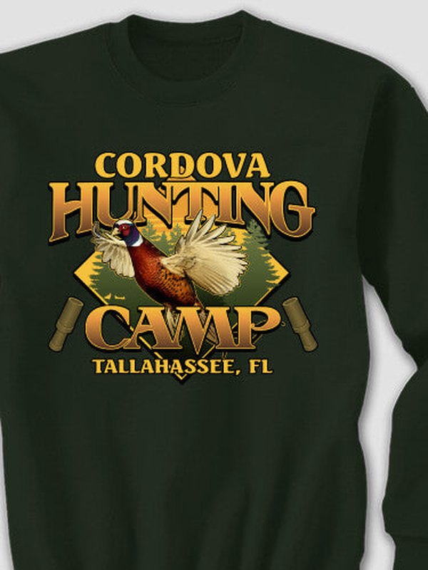 Pheasant Hunting Camp : Printed Sweatshirts product image 3