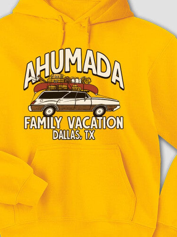 Retro Family Vacation : Printed Hoodies product image 2