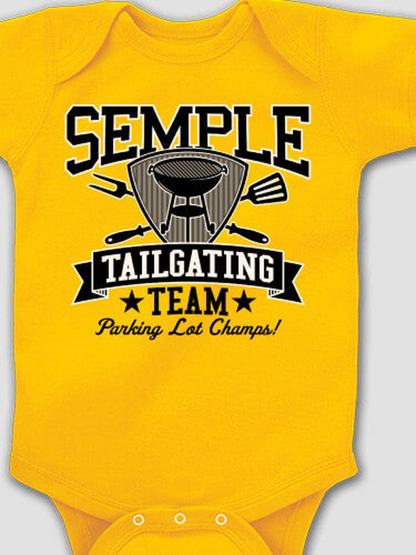 Tailgating Team : Printed Baby Bodysuits
