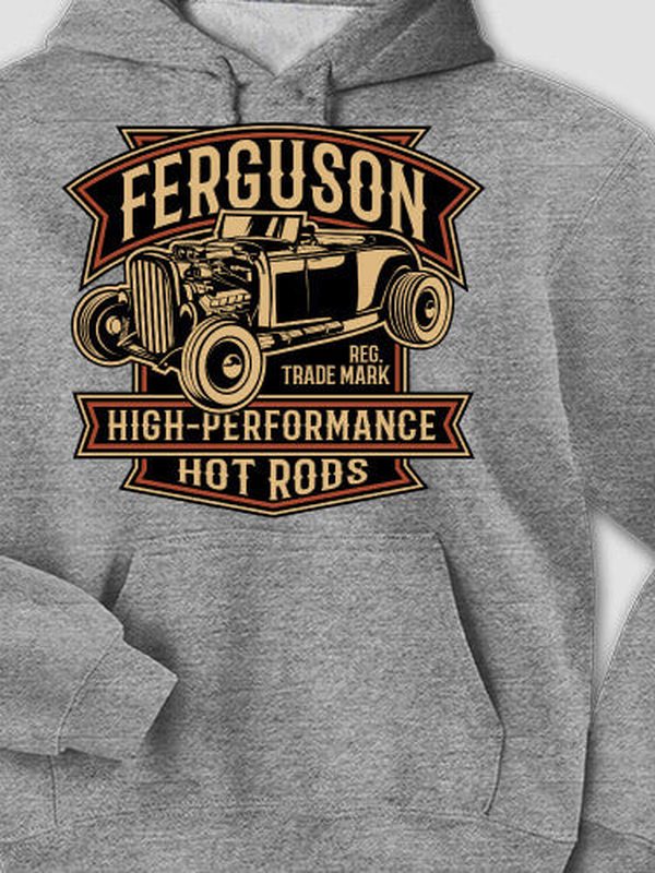 High-Performance Hot Rods : Printed Hoodies product image 4