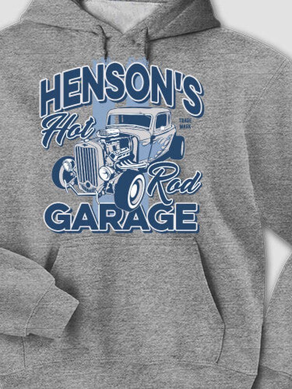 Hot Rod Garage : Printed Hoodies product image 3