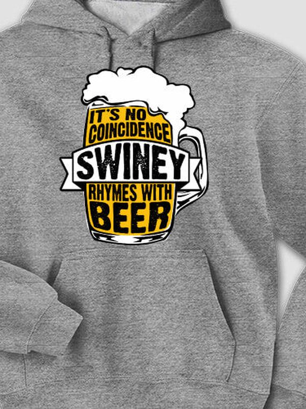Rhymes With Beer : Printed Hoodies product image 1