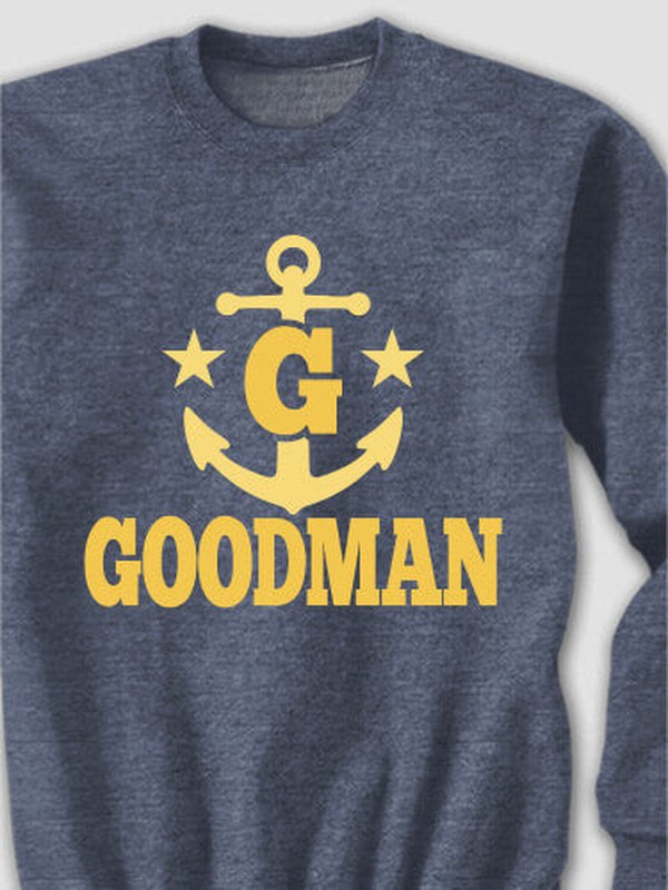 Nautical Monogram : Printed Sweatshirts product image 1