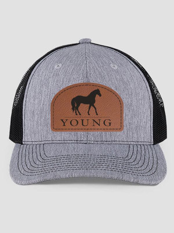 Horse : Structured Trucker Hats with Patch