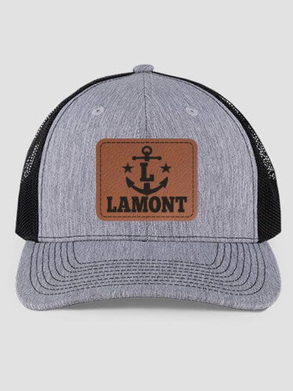 Nautical Monogram : Structured Trucker Hats with Patch