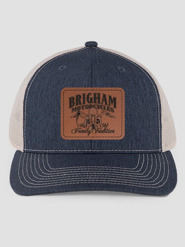 Motorcycle Family Tradition : Structured Trucker Hats with Patch