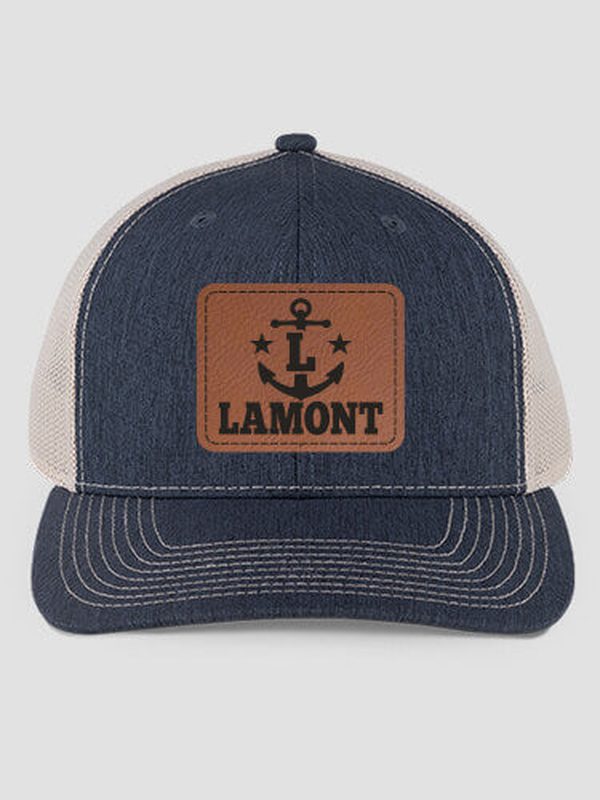 Nautical Monogram : Structured Trucker Hats with Patch