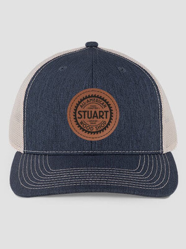 Wood Shop : Structured Trucker Hats with Patch