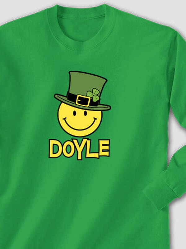 Irish Smiley : Printed Long Sleeves
