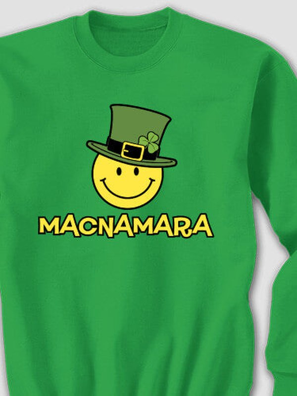 Irish Smiley : Printed Sweatshirts product image 2